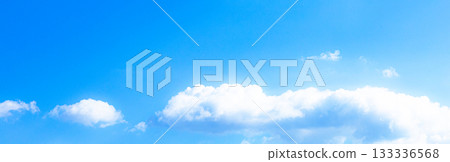藍天白雲的簡單風景 133336568
