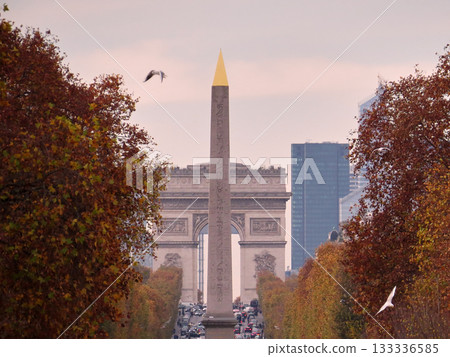 Paris Axe Historique from Louvre through Tuileries 133336585