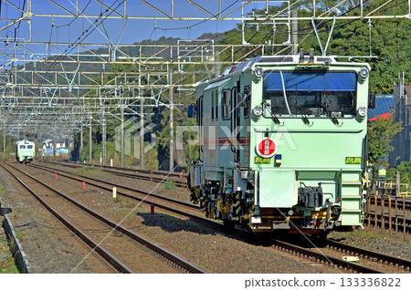 Tokaido Main Line Ninomiya-Kozu Maintenance Vehicle Marutai 133336822