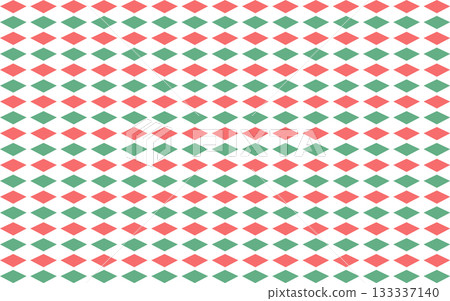 Antique red and green diamond pattern background Antique red and green diamond pattern background 133337140