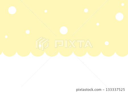 Light yellow scalloped and polka dot background Light yellow scalloped and polka dot background 133337525