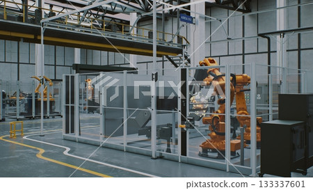 Organized Production Hall For High Precision Goods Organized Production Hall For High Precision Goods 133337601