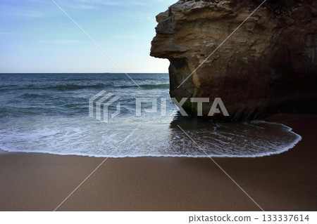 Romantic Ibaraki (This beautiful sandy beach is the rippling coastline of Ibaraki.) Hitachi City, Higashinamegawa Seaside Green Park 133337614