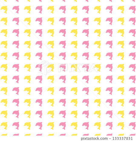 Yellow peach dolphin background material Yellow peach dolphin background material 133337831
