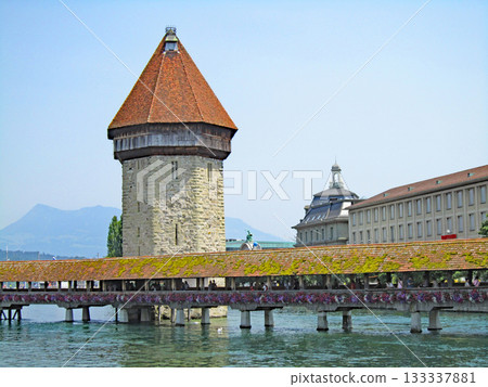 Chapel Bridge and Lake City Bern 133337881