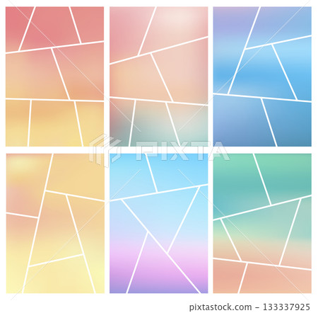 Set of colorful collage comic baground. Set of colorful collage comic baground. 133337925