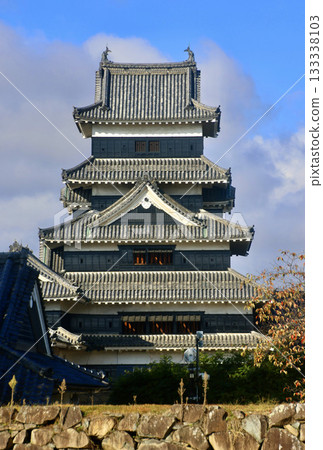 Matsumoto Castle in autumn (Matsumoto City, Nagano Prefecture) 133338103