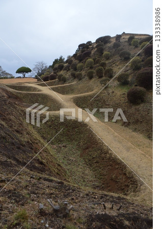 "Shoji digging" at Yamanaka Castle (Yamanaka Shinden, Mishima City, Shizuoka Prefecture) 133338986