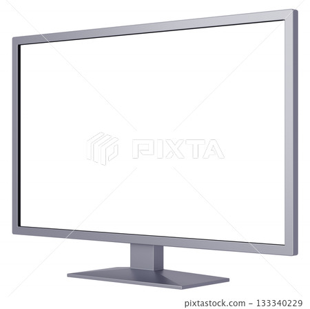 3D材質_電視_銀色 133340229