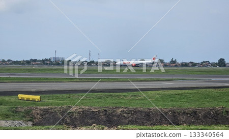 This is Lion Air airplane at Soekarno Hatta airport This is Lion Air airplane at Soekarno Hatta airport 133340564