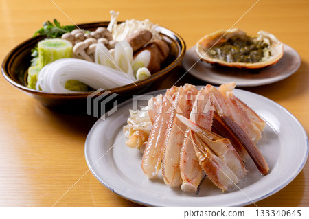 Crab hotpot ingredients 133340645