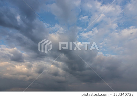 The vast blue sky and clouds sky 133340722