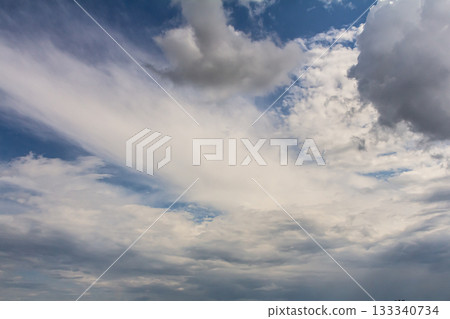 The vast blue sky and clouds sky 133340734