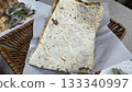 Traditional georgian lavash bread served in basket 133340997