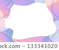 Gradient background material with cute dreamy fluid shapes scattered throughout 133341020