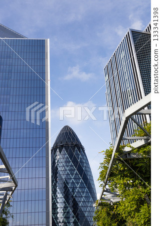 The Gherkin and City of London Skyscrapers 133341398