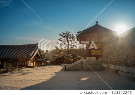 Sunlit Courtyard at Naksansa Temple, South Korea Sunlit Courtyard at Naksansa Temple, South Korea 133342248