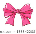 Classic pink gift or hair bow Classic pink gift or hair bow 133342288