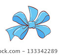 Blue butterfly bow, four loops Blue butterfly bow, four loops 133342289