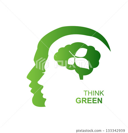Think green concept Think green concept 133342939
