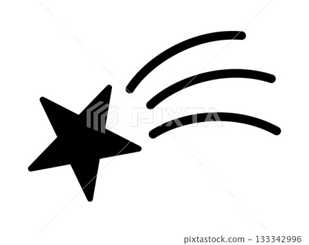 流星圖示單色 133342996