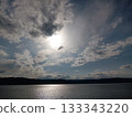 Sky and lake 133343220