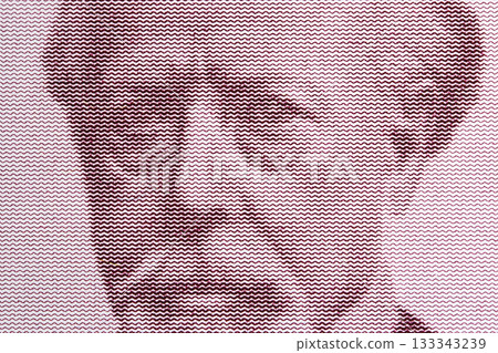 Julio Argentino Roca a closeup portrait from Argentine money 133343239