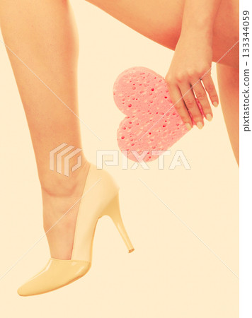 woman legs in high heels shoes woman legs in high heels shoes 133344059