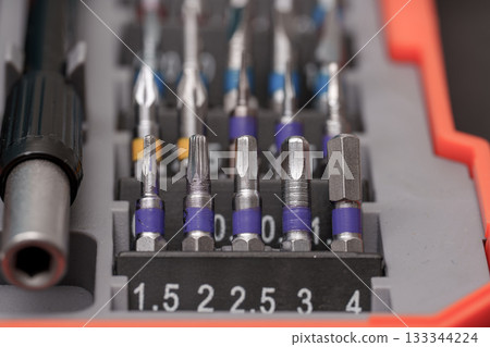 electrical panel at the workshop 133344224
