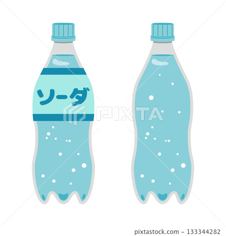 塑膠瓶裝汽水的插圖 133344282