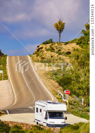 Caravan in Park Cabo de Gata, Spain Caravan in Park Cabo de Gata, Spain 133344514
