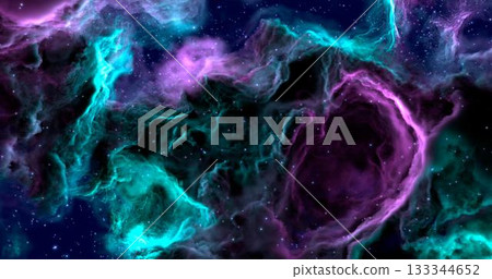 3d rendering. Space wallpaper and background. Universe with stars, constellations, galaxies, nebulae and gas and dust clouds 3d rendering. Space wallpaper and background. Universe with stars, constellations, galaxies, nebulae and gas and dust clouds 133344652