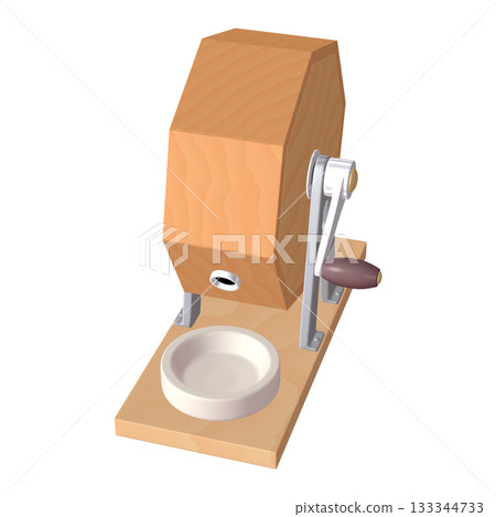 活動及特殊場合插畫素材：Garapon 樂透機（1_1）黃色 133344733