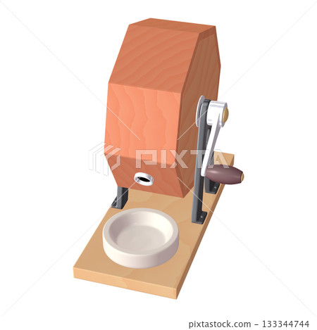 活動及特殊場合插畫素材：Garapon 樂透機（1_1）紅色 133344744