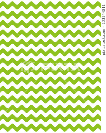 Yellow-green wave background material 133344811