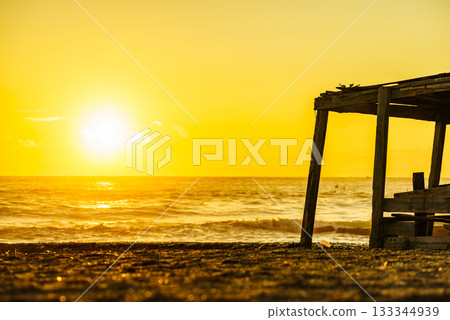 Sunrise over sea 133344939