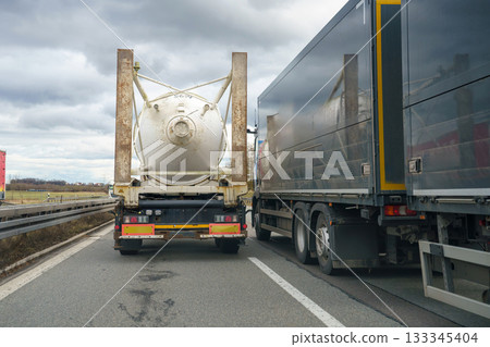 truck on the road 133345404