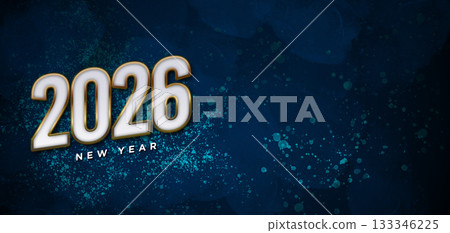 Blue Festive 2026 New Year Party Background 133346225