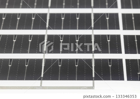 Close up Small size solar cells panels. Installation photovoltaic for provide clean power. Close up Small size solar cells panels. Installation photovoltaic for provide clean power. 133346353