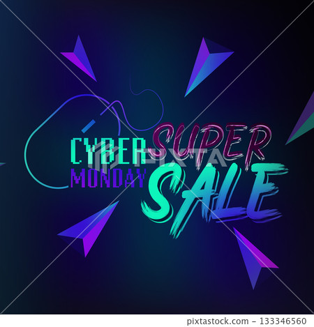 Cyber Monday Colorful Neon Style Super Sale Web Banner. Cyber Monday Sale Special Offer Social Media Post Design. Business, Promotion, and Advertising Vector Template. Seasonal Offers Mega Big Sale Cyber Monday Colorful Neon Style Super Sale Web Banner. Cyber Monday Sale Special Offer Social Media Post Design. Business, Promotion, and Advertising Vector Template. Seasonal Offers Mega Big Sale 133346560