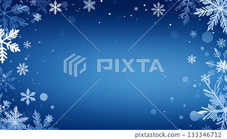 Winter color abstract frame 3 133346712