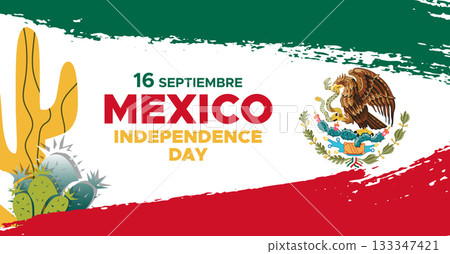 September 16 Mexico Independence Day Web Banner and Background. Mexican National Day Celebrations Banner With Mexico Flag For Social Media Cover ads, invitation card, backdrop, brochure, poster September 16 Mexico Independence Day Web Banner and Background. Mexican National Day Celebrations Banner With Mexico Flag For Social Media Cover ads, invitation card, backdrop, brochure, poster 133347421