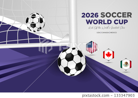 2026 Soccer World Cup White Stadium Themed Banner 2026 Soccer World Cup White Stadium Themed Banner 133347903