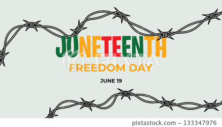 Juneteenth Emancipation Day Poster, Banner background Juneteenth Emancipation Day Poster, Banner background 133347976