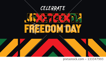 Juneteenth Legacy and Progress Illustration Banner background Juneteenth Legacy and Progress Illustration Banner background 133347993
