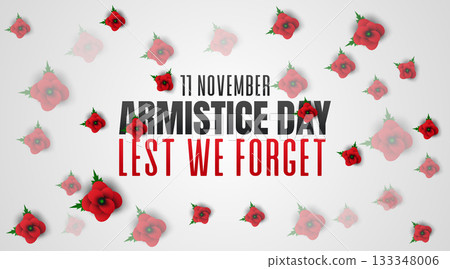 Floating Poppies Background for Armistice Day Tribute Floating Poppies Background for Armistice Day Tribute 133348006