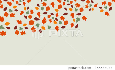 Autumn Sale Banner with Falling Leaves from Top Border, Perfect for Simple and Clean Promotions Autumn Sale Banner with Falling Leaves from Top Border, Perfect for Simple and Clean Promotions 133348072