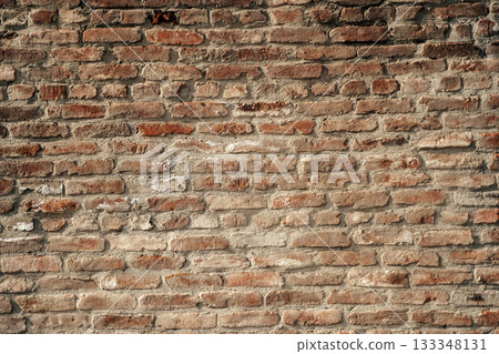 Old brick wall background. Old grunge brickwork Old brick wall background. Old grunge brickwork 133348131
