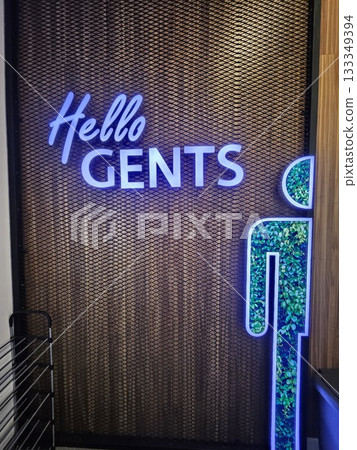 this is the toilet sign in department store in Jakarta 133349394