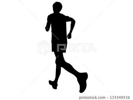 Running man silhouette 8 Running man silhouette 8 133349538